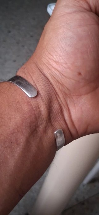 Brazalete Plata 950 con Oro 18k