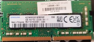 Memoria RAM Samsung 8GB DDR4 3200MHz