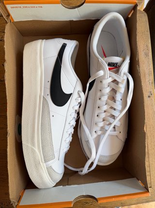 Zapatilla Nike Blazer Low Platform Gris/Blanco