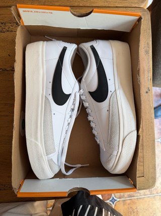 Zapatilla Nike Blazer Low Platform Gris/Blanco