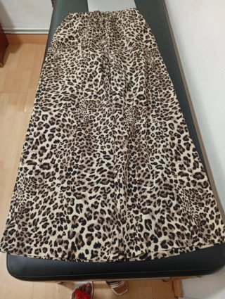 Pantalón palazzo estampado leopardo
