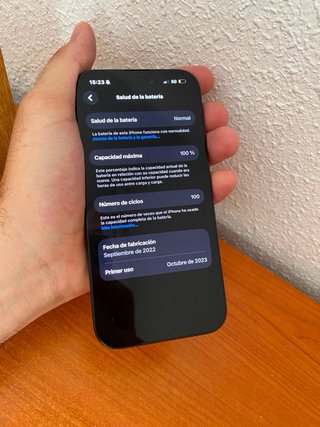 iPhone 15 Pro 128GB - Batería 100%