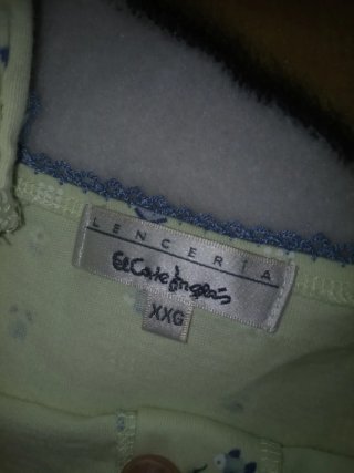 Camisón El Corte Inglés Verde Talla xxg