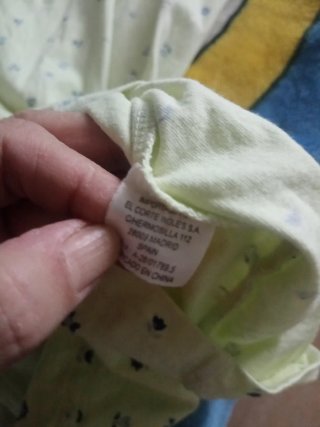 Camisón El Corte Inglés Verde Talla xxg