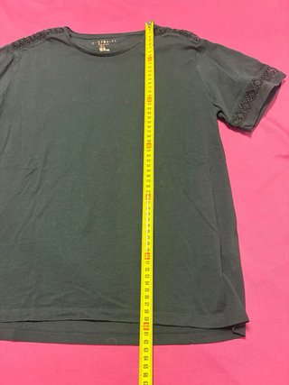 Camiseta Cortefiel calados Talla L