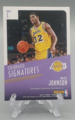 2016-17 Panini Magic Johnson Autografo /30 HOF
