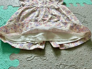 Vestido y braguita floral Zara 9/12 meses