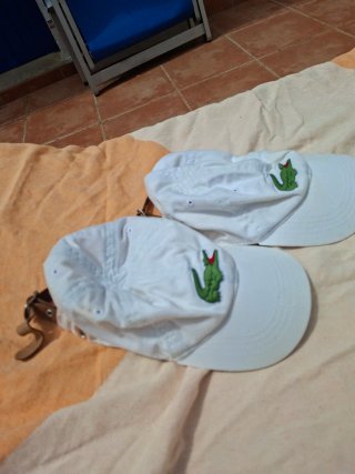 Berretti Lacoste Bianchi per Bambini