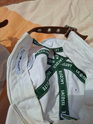 Berretti Lacoste Bianchi per Bambini