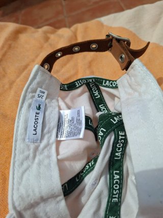 Berretti Lacoste Bianchi per Bambini