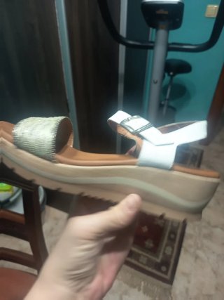 Sandalias Paula Urban Plata/Blanco