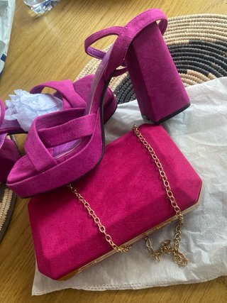 Bolso y Zapatos a Juego Talla 38