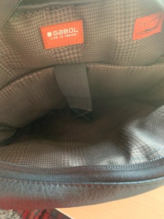Mochila Gabol Negra y Marrón
