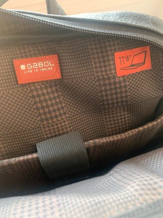 Mochila Gabol Negra y Marrón