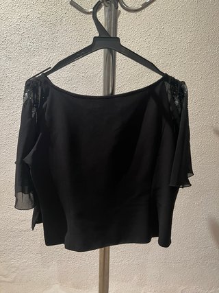 Blusa Leila mujer baile lentejuelas
