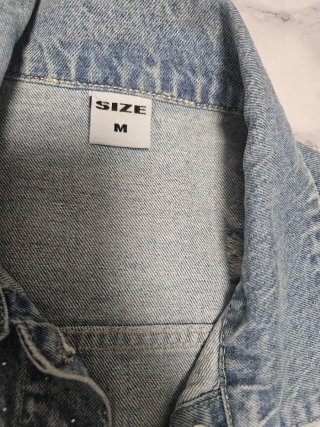 Gilet jeans donna M