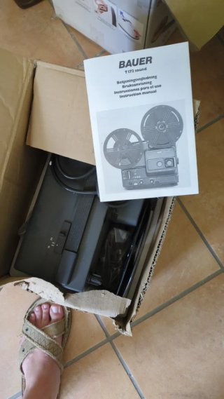 Proyector cine antiguo vintage Bauer T172 Sonoro