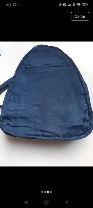 Mochila pequeña cocodrilo negra