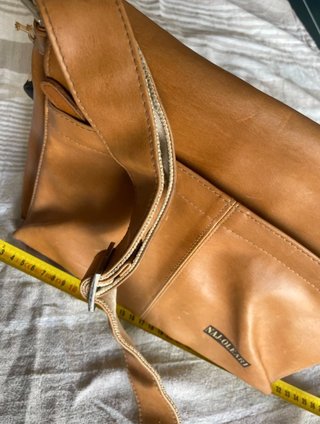 Borsa tracolla Naj-Oleari pelle marrone