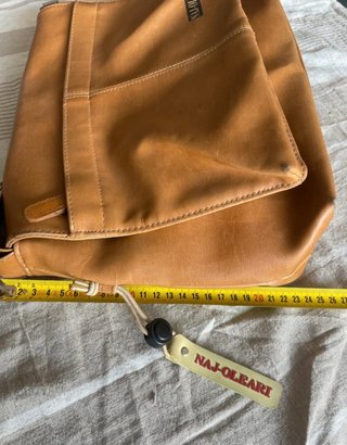 Borsa tracolla Naj-Oleari pelle marrone