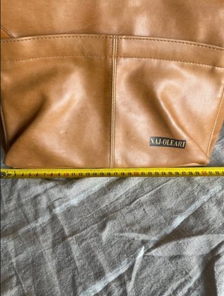 Borsa tracolla Naj-Oleari pelle marrone