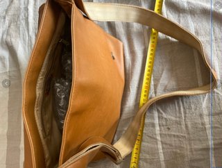 Borsa tracolla Naj-Oleari pelle marrone