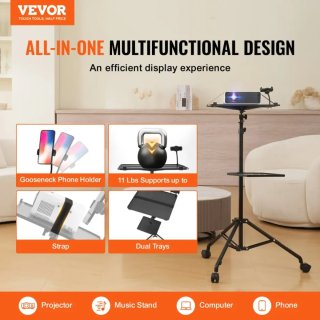 Soporte para proyector VEVOR con ruedas