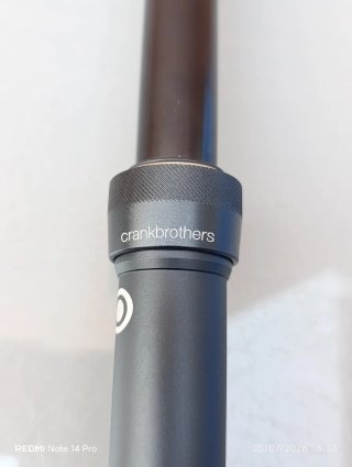Tija pija CRANK BROTHERS Highline 27,2x100mm.NUEVA