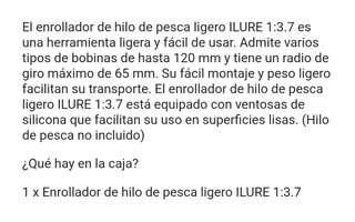 Bobinador de carretes de pesca nuevo