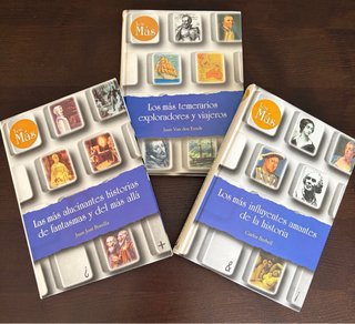 3 libros “Los más”