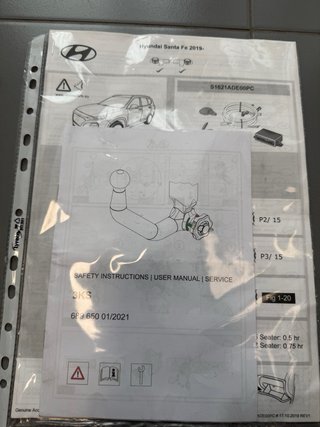 Enganche para Hyundai Sta fe tucson Bola d remolqe