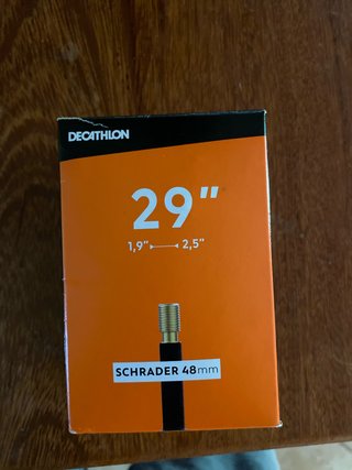 Cámara de aire Decathlon 29 Schrader 48mm