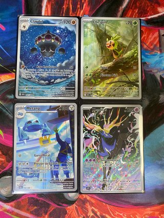 Lote 4 Cartas Pokémon