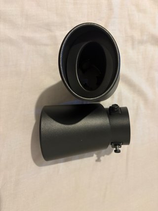 2 Colas de Escape Negras