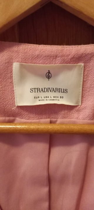 Chaleco Stradivarius Rosa Talla M