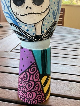 Mano Articulada Decorada Jack Skellington