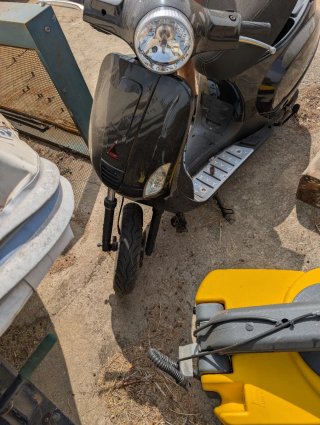 Moto Turbo RL-125 Negra Scooter