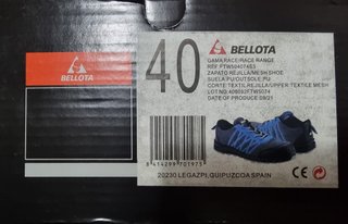 Zapatos Seguridad Bellota S3 Talla 40