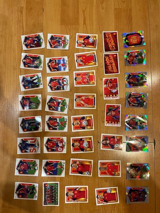 Cromos Selección Española Fútbol