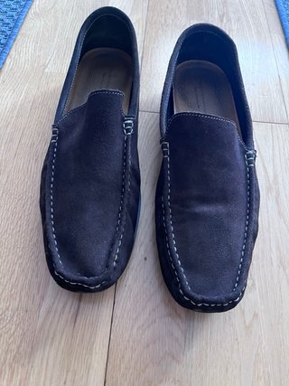 Mocasines de ante marrón