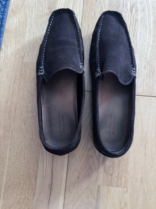 Mocasines de ante marrón