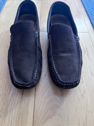 Mocasines de ante marrón