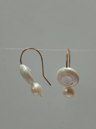 Pendientes Perlas Barrocas Agua Dulce