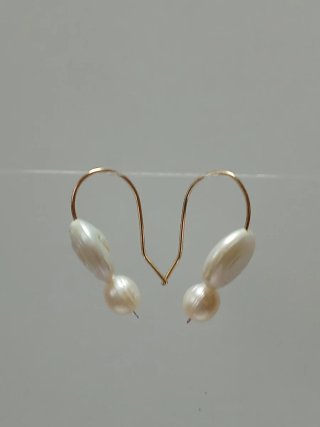 Pendientes Perlas Barrocas Agua Dulce