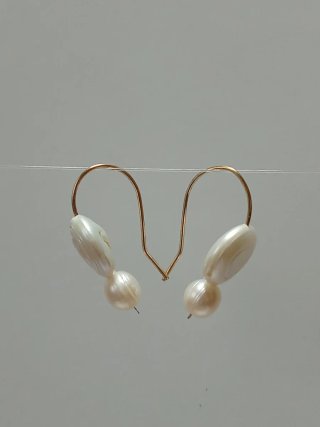 Pendientes Perlas Barrocas Agua Dulce