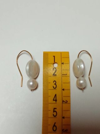 Pendientes Perlas Barrocas Agua Dulce