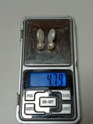 Pendientes Perlas Barrocas Agua Dulce
