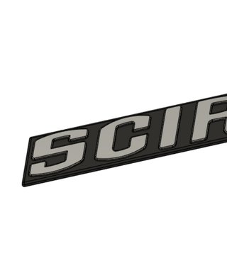 VW SCIROCCO MK1 EMBLEMA TRASERO (VARIAS VERSIONES)