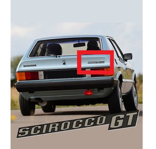 VW SCIROCCO MK1 EMBLEMA TRASERO (VARIAS VERSIONES)