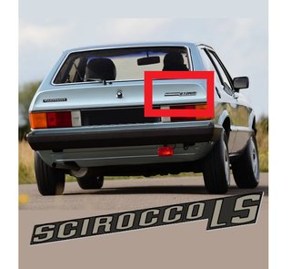 VW SCIROCCO MK1 EMBLEMA TRASERO (VARIAS VERSIONES)